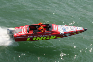 Unbranded Extended Offshore Powerboat