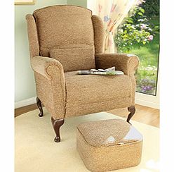 Curl up in this extra large armchair, and youll never want to go back to an ordinary chair again. The generous seat is wider than any standard armchair, and deeper too, so you can spread yourself out in comfort. Made in Britain.Pocket sprung with me