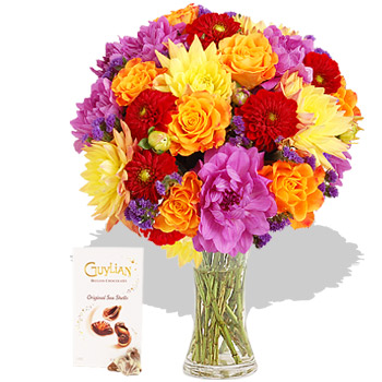Unbranded Extra Large Dahlia Delights with Chocolates -