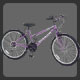 Ladies cycle with 26" alloy wheels, Schrader v
