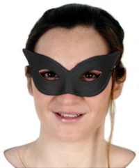 Unbranded Eyemask: Flyaway Satin Black