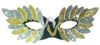 Eyemask: Glitter Swan Gold/Silver
