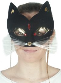 This cat eye mask works particularly well if you are wearing your hair up high