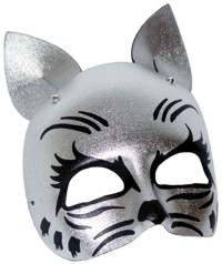 Eyemask: Silver Cat