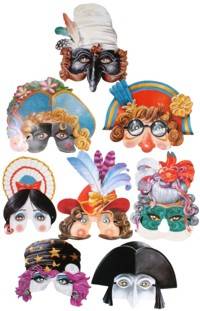 Unbranded Eyemask: Venetian Collection (Pack of 8)