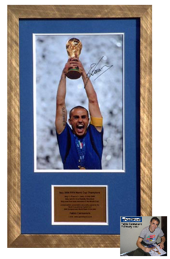 Fabio Cannavaro was captain of the victorious Italian team who won the 2006 FIFA World Cup. Fabio is