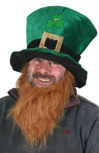 Unbranded Fabric Leprechaun Hat with Beard