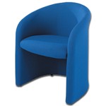 Fabric Tub Chair-Blue