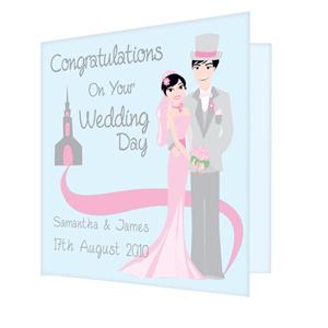 Unbranded Fabulous Wedding Couple Card