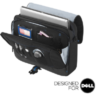 Unbranded Facets Black/Blue Messenger Bag - Fits Laptops