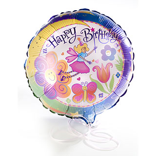 Complete your gift with one of our balloons. Say Happy Birthday with this lovely floating 45cm foil 