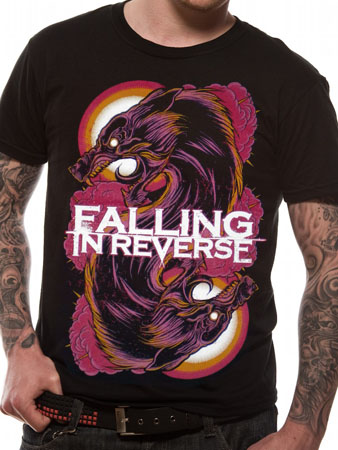 Unbranded Falling In Reverse (Wolves) T-shirt krm_526
