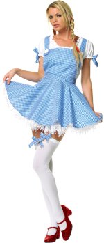 Unbranded Fancy Dress - Adult 2 Piece Dorothy Costume Large