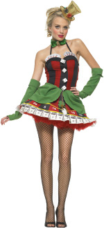 Unbranded Fancy Dress - Adult 2 Piece Lady Luck Costume Small