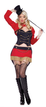 Unbranded Fancy Dress - Adult 4 Piece Daring Lion Tamer Costume Small