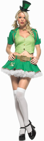 Unbranded Fancy Dress - Adult 5 Piece Lucky Charm Costume Extra Small