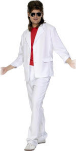 Unbranded Fancy Dress - Adult 80` Suit WHITE