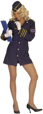 Unbranded Fancy Dress - Adult Air Hostess Costume