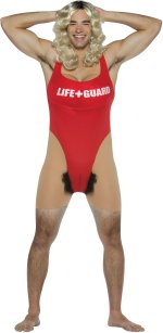 Unbranded Fancy Dress - Adult Anita Waxin`Lifeguard Costume