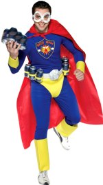 Unbranded Fancy Dress - Adult Beer Man Super Hero Costume