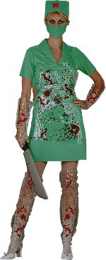 Unbranded Fancy Dress - Adult Bloody Nurse Costume