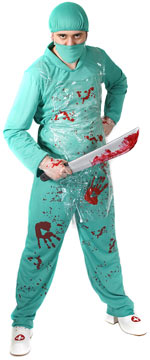 Unbranded Fancy Dress - Adult Bloody Surgeon Halloween Costume