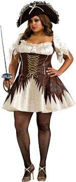Unbranded Fancy Dress - Adult Buccaneer Pirate Costume (FC)