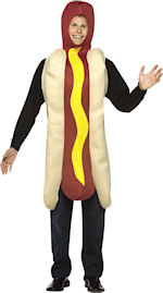 Unbranded Fancy Dress - Adult Budget Hot Dog Costume