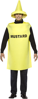 Unbranded Fancy Dress - Adult Budget Mustard Costume