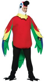 Novelty parrot fancy dress costume.