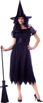 Unbranded Fancy Dress - Adult Budget Sparkle Witch Halloween Costume