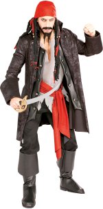Unbranded Fancy Dress - Adult Capt` Cutthroat Pirate Costume