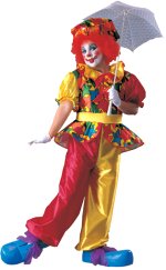 Unbranded Fancy Dress - Adult Chrissy Prissy Clown Costume