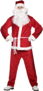 Unbranded Fancy Dress - Adult Christmas Santa Suit - Mid-Range