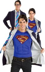 Unbranded Fancy Dress - Adult Clark Kent / Superman Super Hero