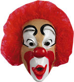 Unbranded Fancy Dress - Adult Clowning Mask