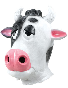 Unbranded Fancy Dress - Adult Comical Cow Mask