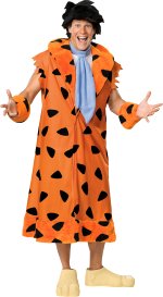 Unbranded Fancy Dress - Adult Deluxe Fred Flintstone