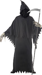 Unbranded Fancy Dress - Adult Deluxe Grim Reaper Costume