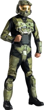 Unbranded Fancy Dress - Adult Deluxe Master Chief HALO Costume