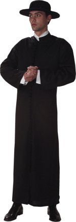 Unbranded Fancy Dress - Adult Deluxe Priest Costume