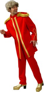Unbranded Fancy Dress - Adult Deluxe Sgt. Pepper Red