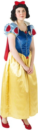 Includes bodice, skirt, sleeves, cape and headband.