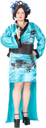 Unbranded Fancy Dress - Adult Dragon Lady Geisha Costume (FC)