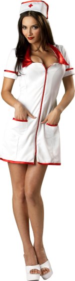 Unbranded Fancy Dress - Adult Elite Quality Nurse Costume Extra Large