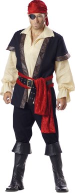 Unbranded Fancy Dress - Adult Elite Quality Pirate Costume