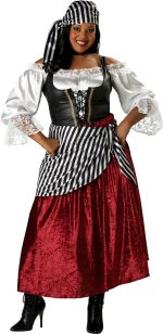 Unbranded Fancy Dress - Adult Elite Quality Pirate Wench Costume (FC) X3
