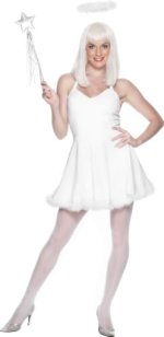 Unbranded Fancy Dress - Adult Flirty Angel Costume