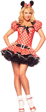 Unbranded Fancy Dress - Adult Flirty Mouse Costume Small/Medium