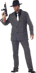 Unbranded Fancy Dress - Adult Gangster Costume